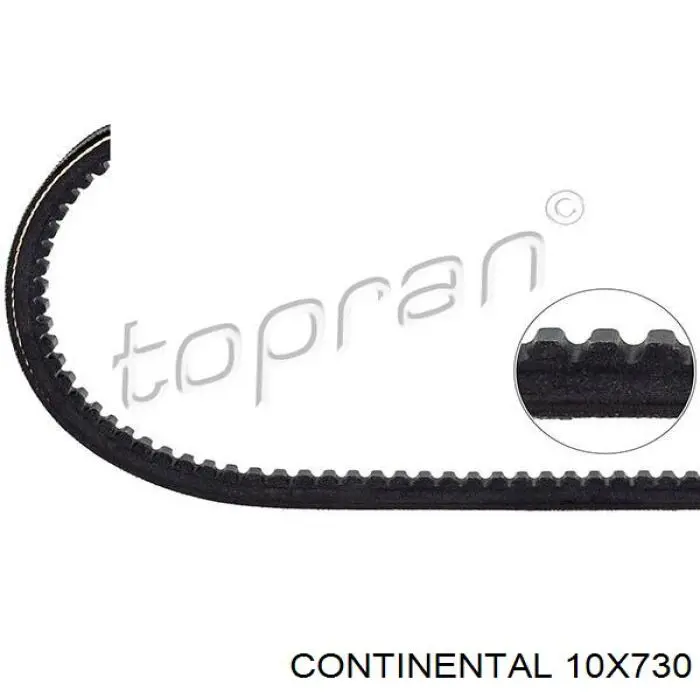 Клиновий ремінь Continental/Siemens 10X730 ціна, від 4.00 USD