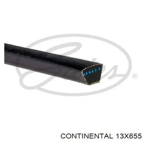 Ремінь генератора 13X655 Continental/Siemens