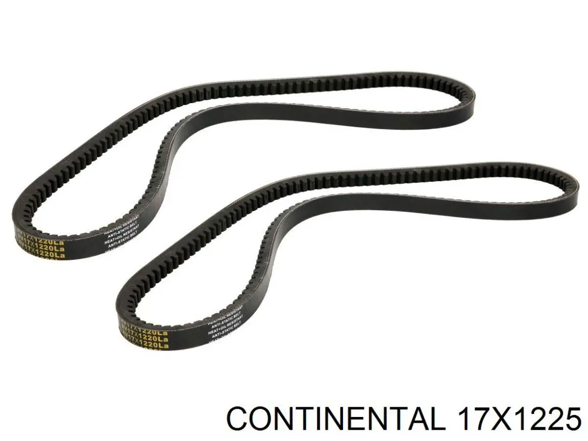 Ремінь генератора 17X1225 Continental/Siemens