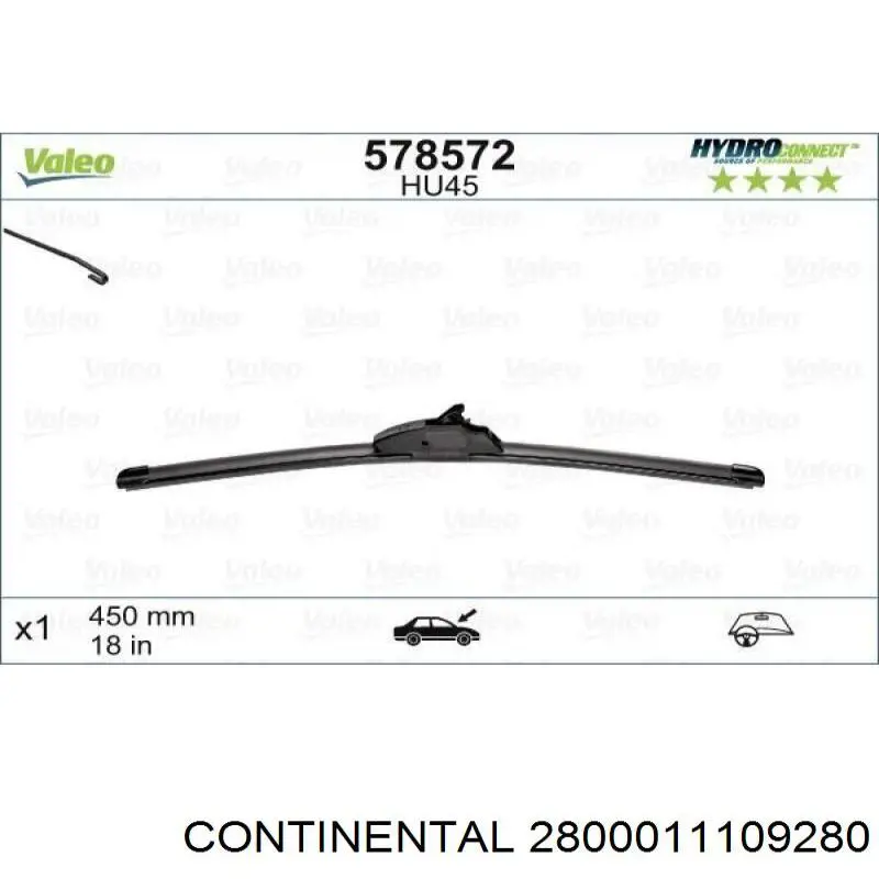 Купити 2800011109280 Continental/Siemens Безконтактні двірники