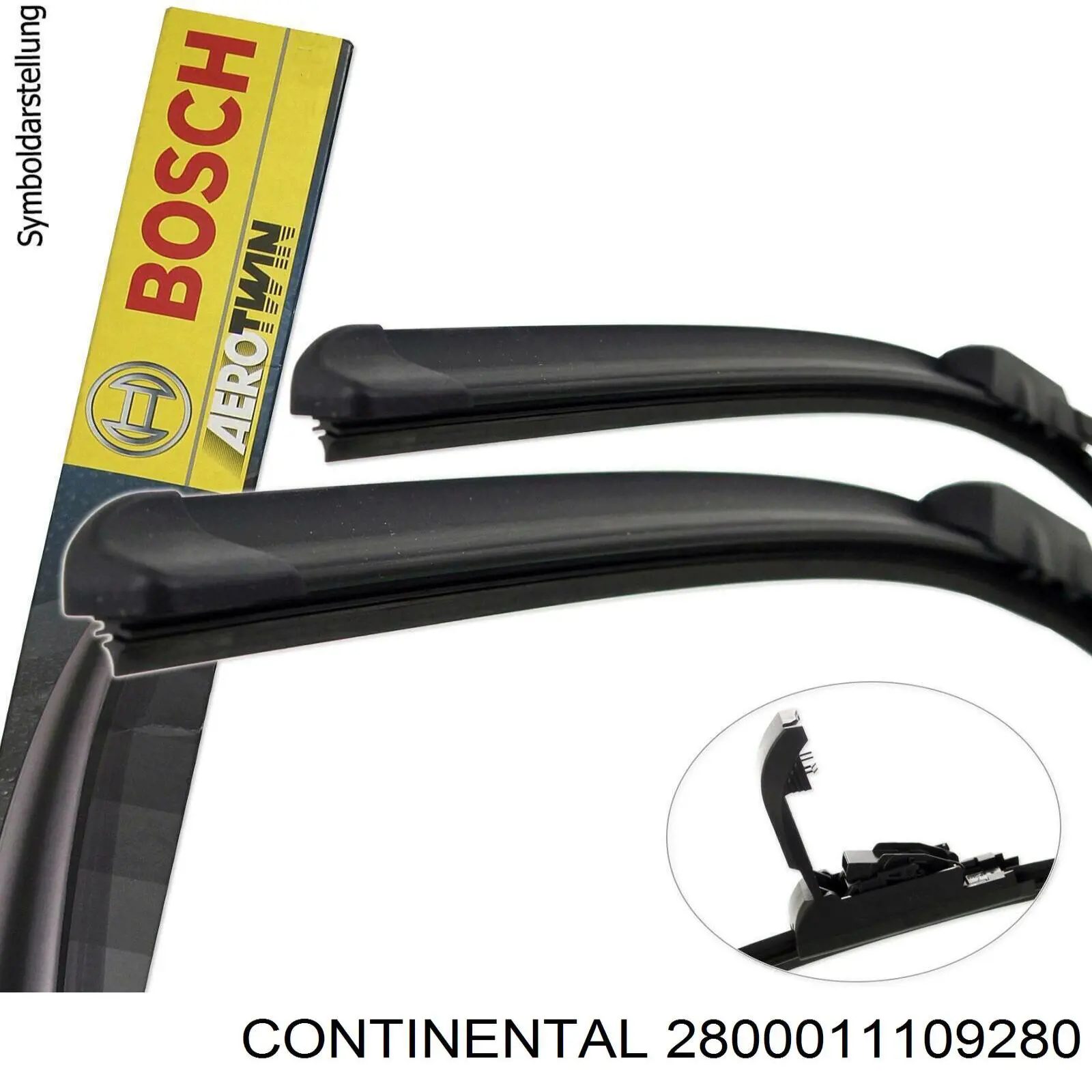 Щітки склоочисника 2800011109280 Continental/Siemens