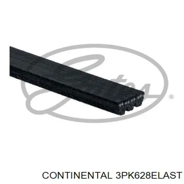 Ремінь генератора 3PK628ELAST Continental/Siemens
