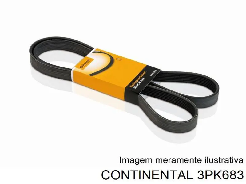 Клиновий ремінь Continental/Siemens 3PK683 ціна, від 3.98 USD