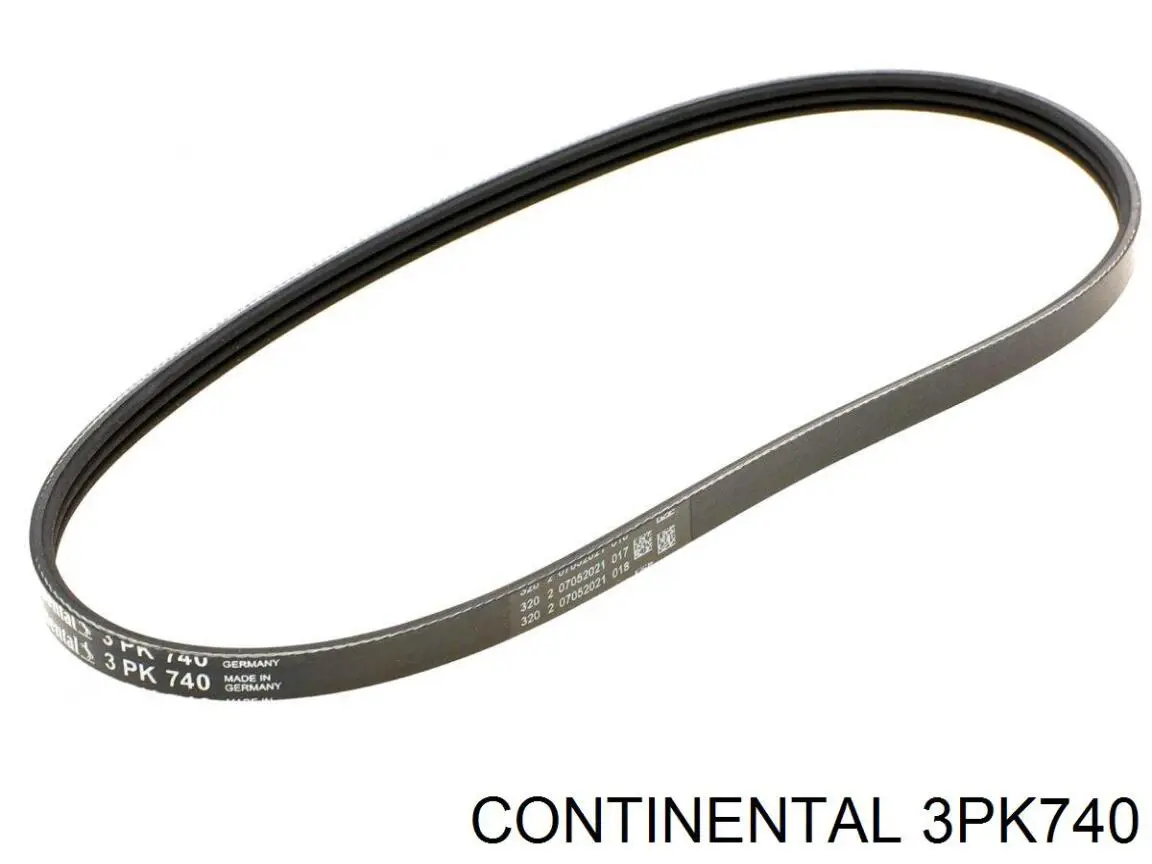 Ремінь генератора 3PK740 Continental/Siemens