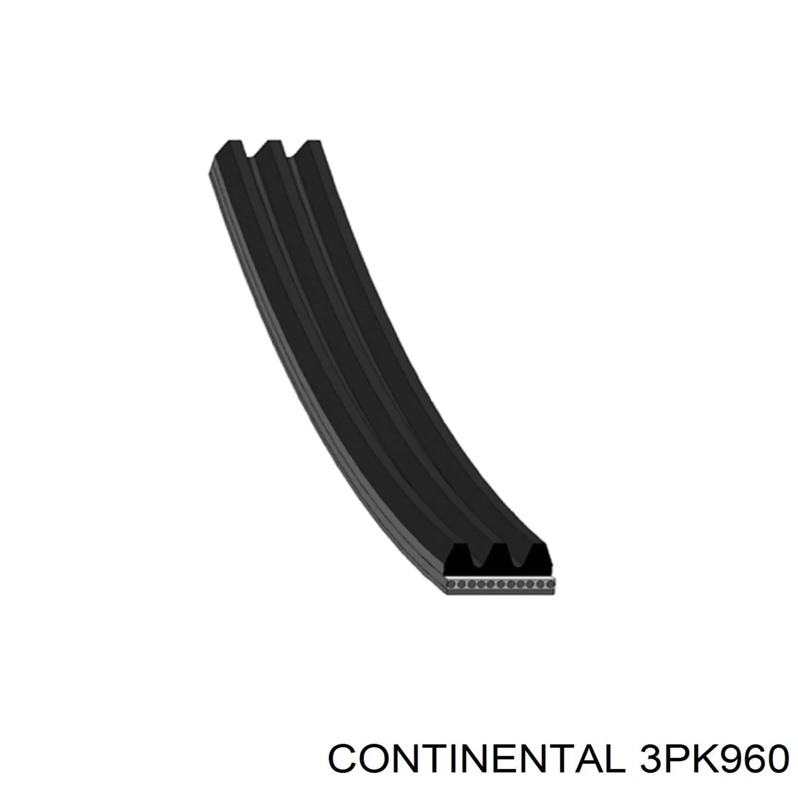 Ремінь генератора 3PK960 Continental/Siemens