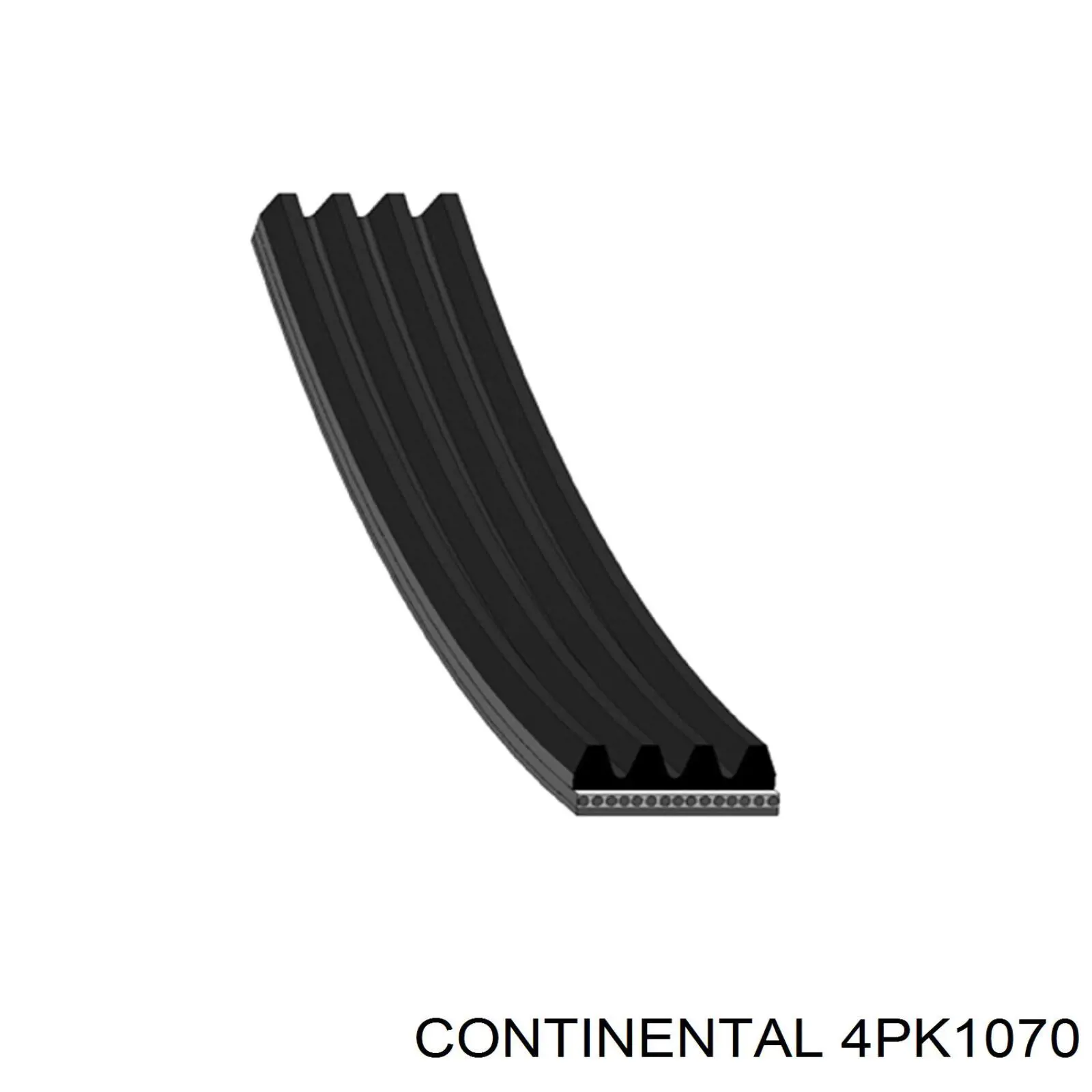 Ремінь генератора 4PK1070 Continental/Siemens
