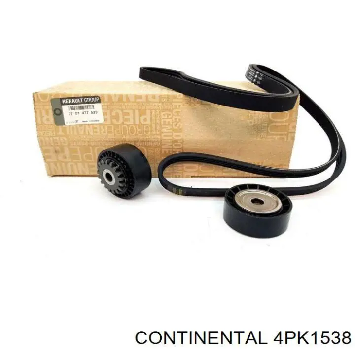 Клиновий ремінь Continental/Siemens 4PK1538 ціна, від 9.15 USD