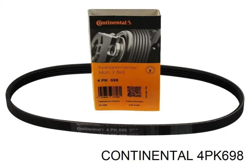 Клиновий ремінь Continental/Siemens 4PK698 ціна, від 4.98 USD