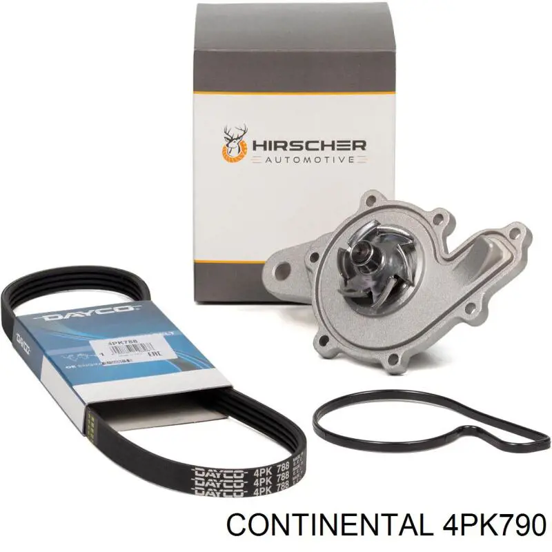 Клиновий ремінь Continental/Siemens 4PK790 ціна, від 6.64 USD