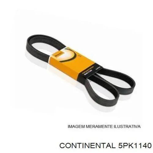 Клиновий ремінь Continental/Siemens 5PK1140 ціна, від 12.51 USD