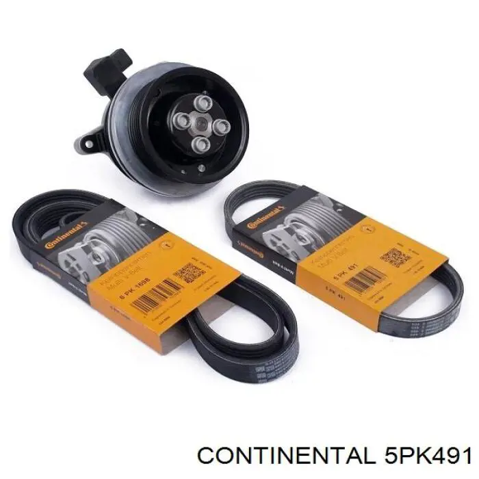Клиновий ремінь Continental/Siemens 5PK491 ціна, від 8.49 USD