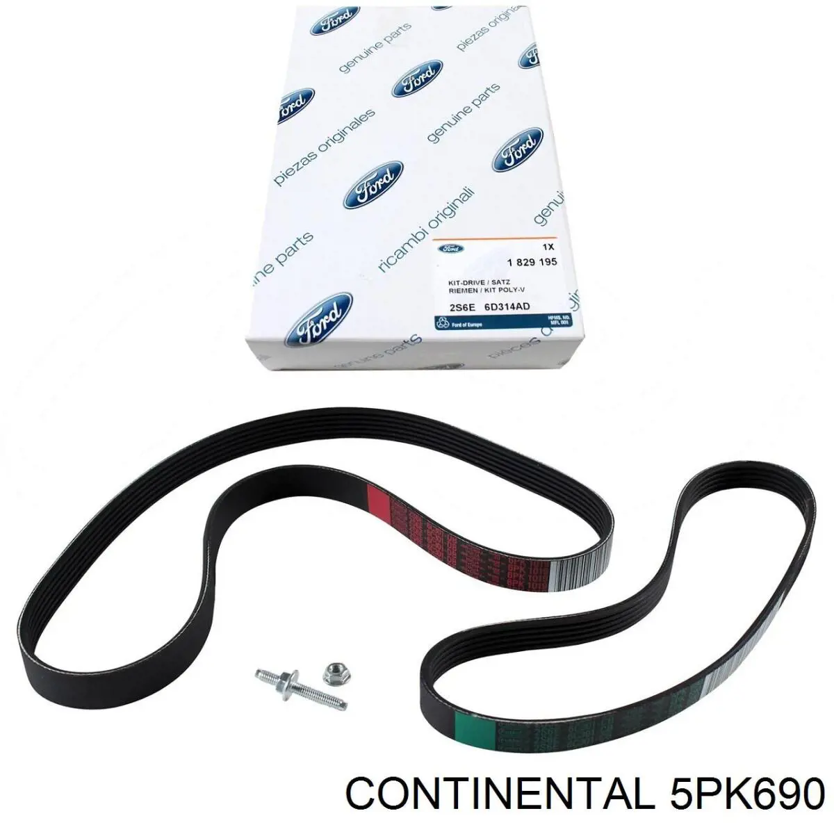 Клиновий ремінь Continental/Siemens 5PK690 ціна, від 8.48 USD
