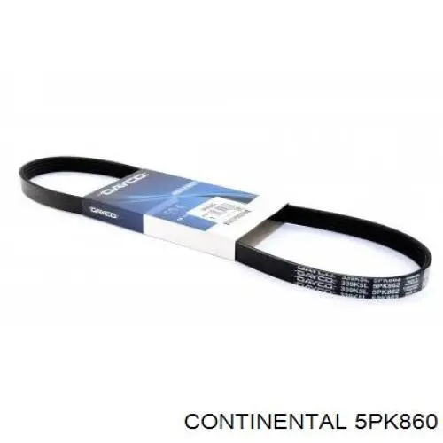 Клиновий ремінь Continental/Siemens 5PK860 ціна, від 8.56 USD