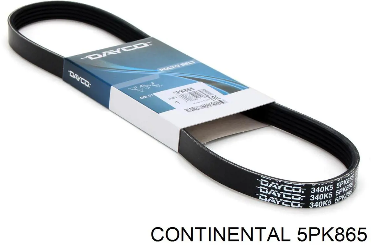 Ремінь кондиціонера Continental/Siemens 5PK865