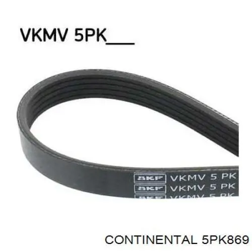 Клиновий ремінь Continental/Siemens 5PK869 ціна, від 7.65 USD