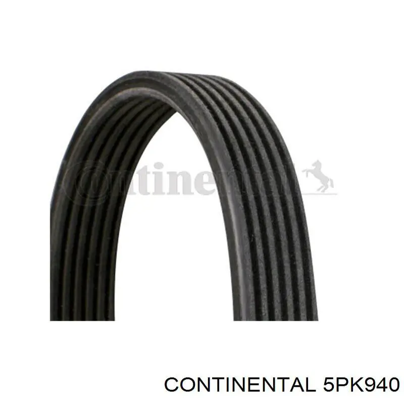 Ремінь генератора 5PK940 Continental/Siemens