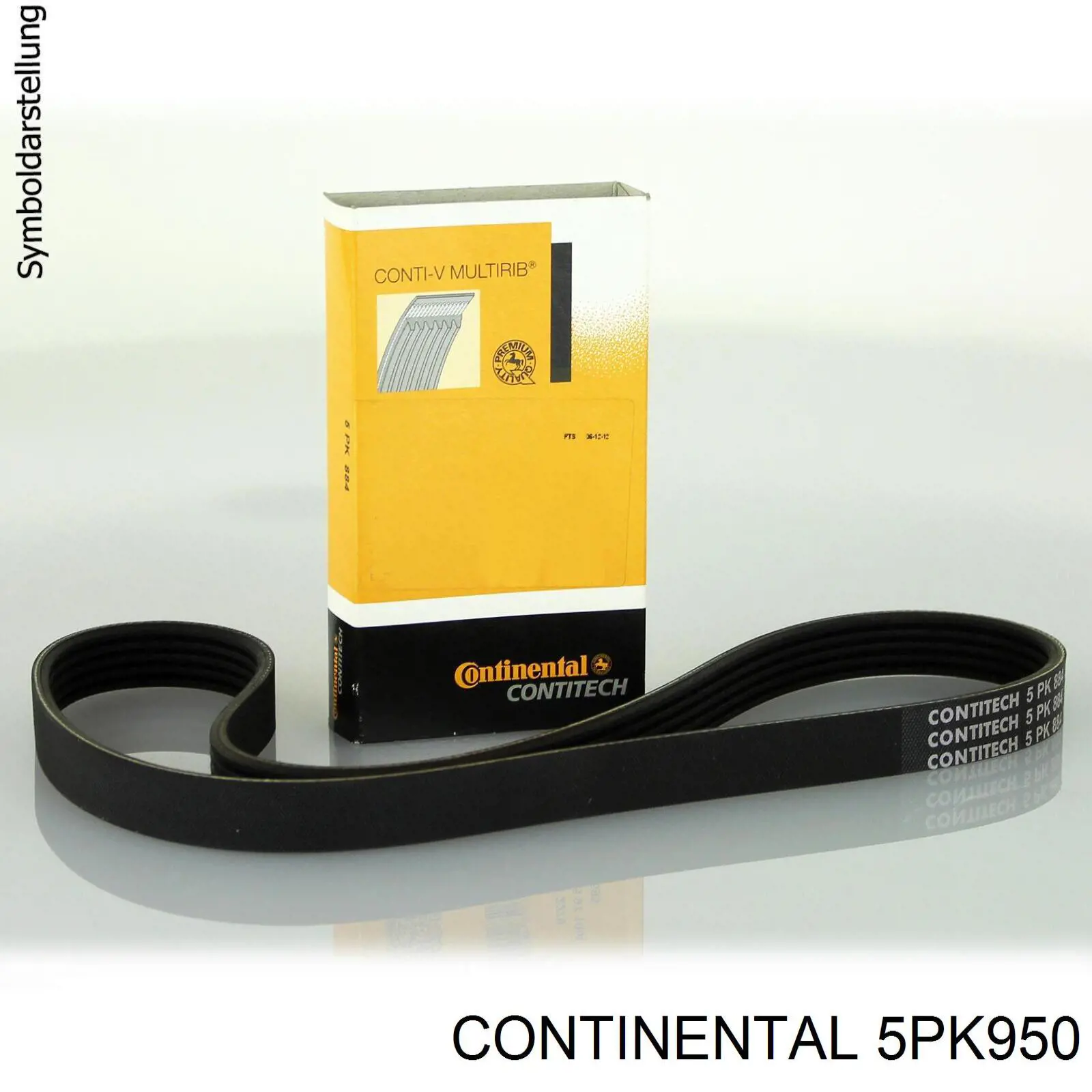 Ремінь генератора 5PK950 Continental/Siemens