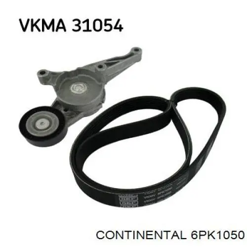 Ремінь генератора 6PK1050 Continental/Siemens