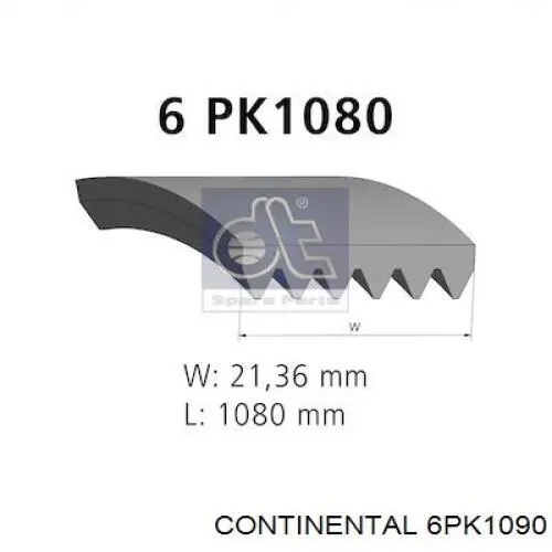 Ремінь генератора 5750RW Peugeot/Citroen
