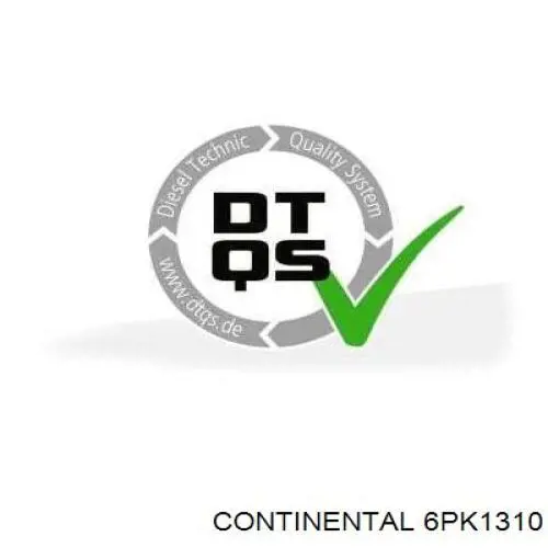 Ремінь кондиціонера Continental/Siemens 6PK1310