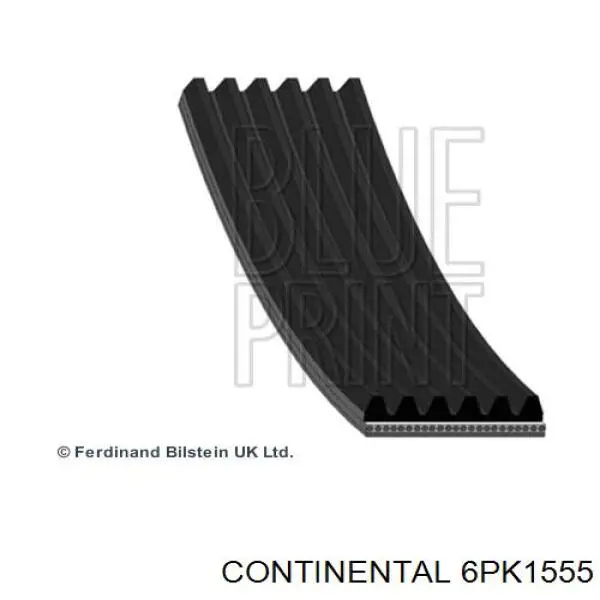 Ремінь кондиціонера Continental/Siemens 6PK1555
