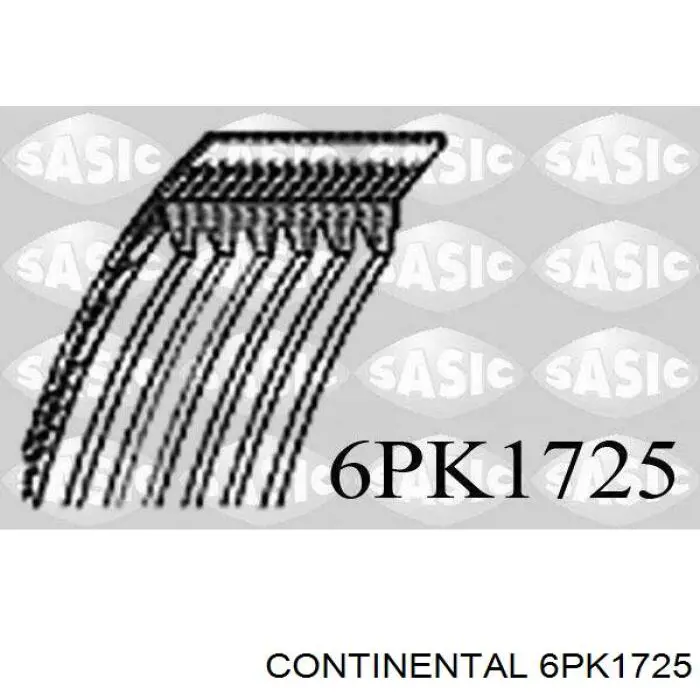 Купити 6PK1725 Continental/Siemens Ремінь генератора