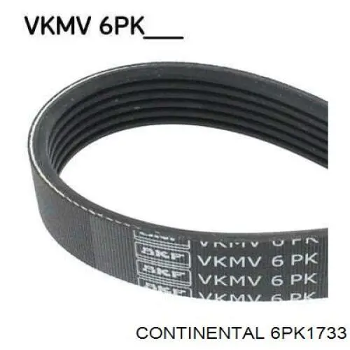 Купити 6PK1733 Continental/Siemens Ремінь генератора
