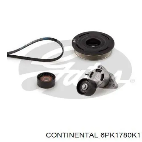 6PK1780K1 Continental/Siemens Ремінь приводний, агрегатів, комплект