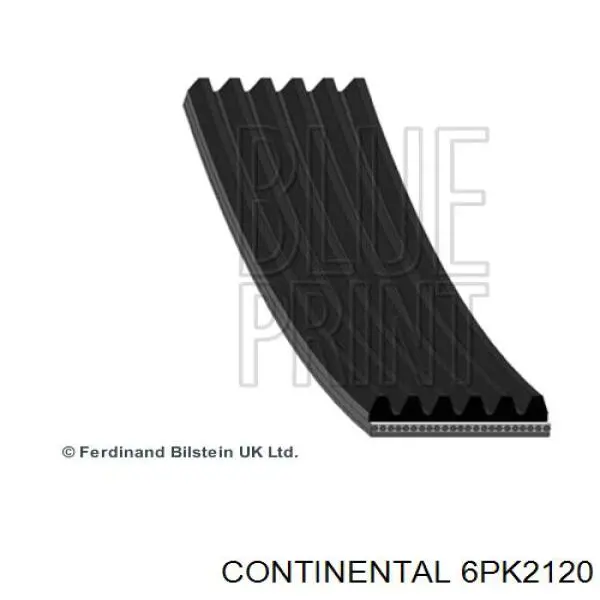 Клиновий ремінь Continental/Siemens 6PK2120 ціна, від 17.60 USD
