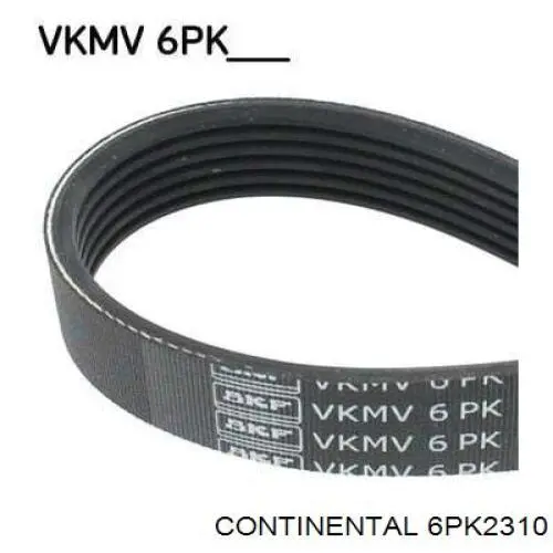 Ремінь генератора 6PK2310 Continental/Siemens