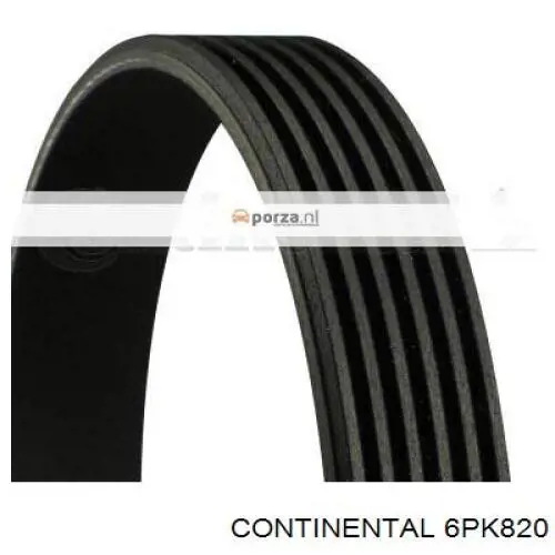 Ремінь генератора 6PK820 Continental/Siemens