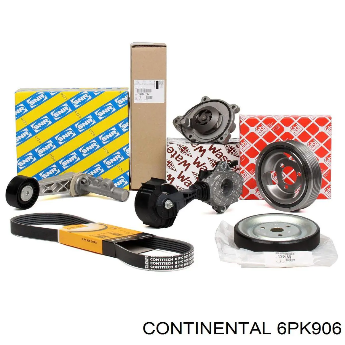 Клиновий ремінь Continental/Siemens 6PK906 ціна, від 11.02 USD