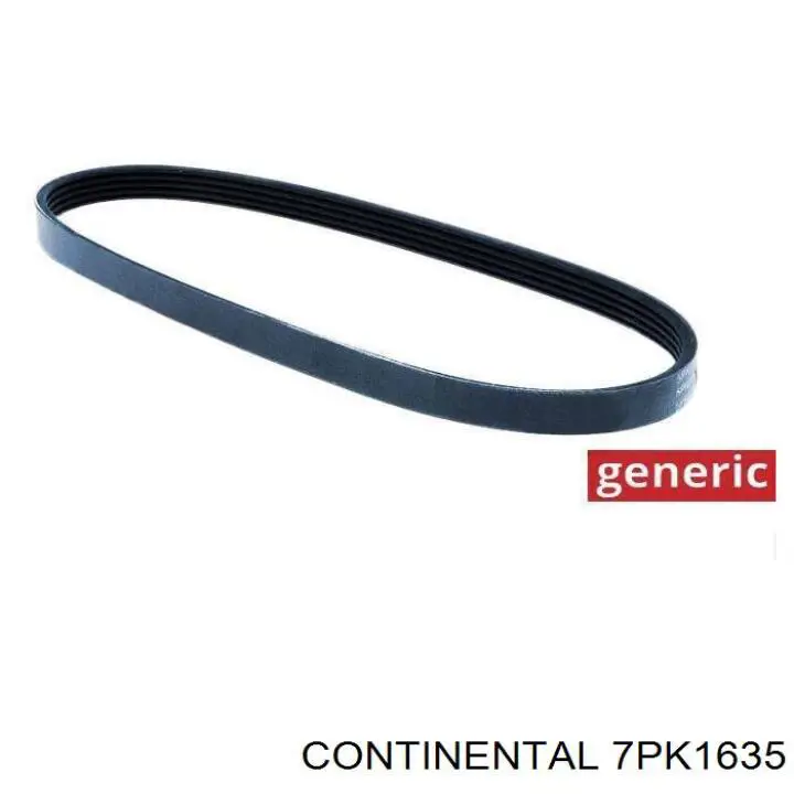 Ремінь генератора 7PK1635 Continental/Siemens