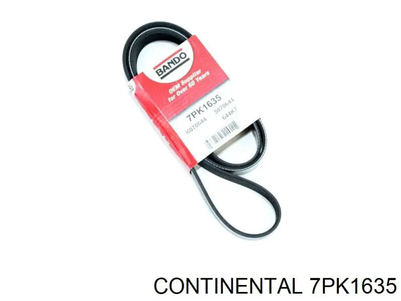 Купити 7PK1635 Continental/Siemens Ремінь генератора