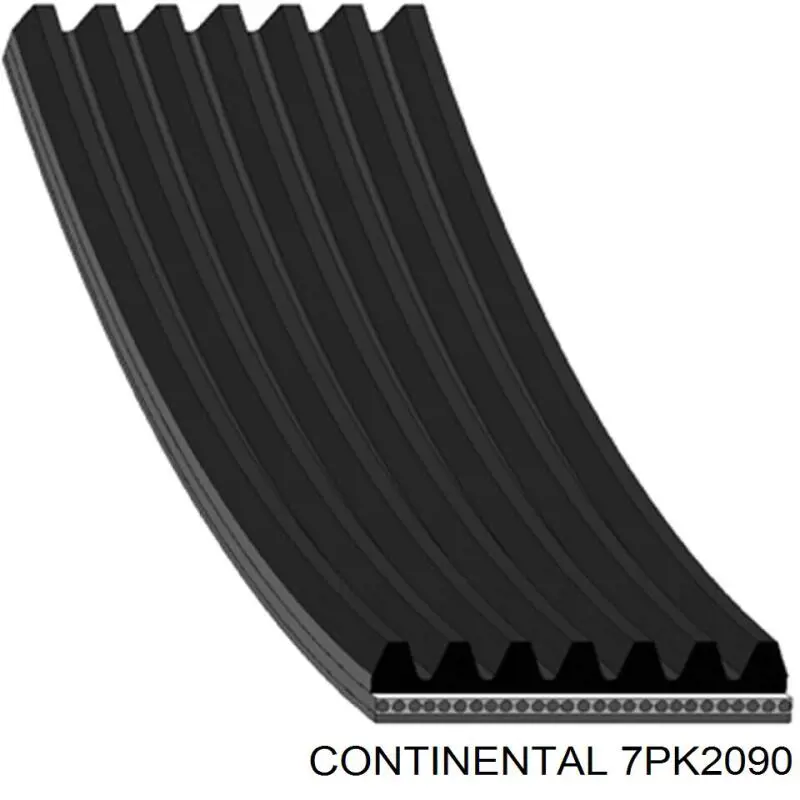 Ремінь генератора 7PK2090 Continental/Siemens