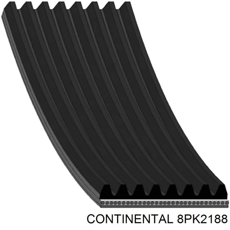 Ремінь генератора 8PK2188 Continental/Siemens