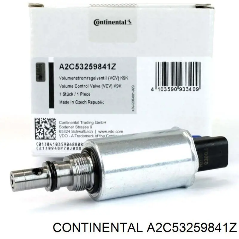 A2C53259841Z Continental/Siemens клапан регулювання тиску, редукційний клапан пнвт