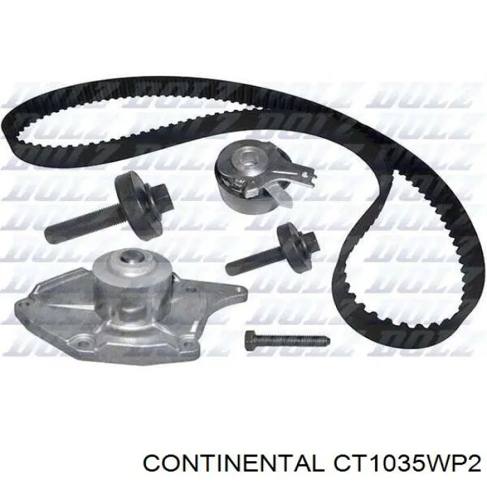 Комплект ГРМ Continental/Siemens CT1035WP2 ціна, від 89.62 USD