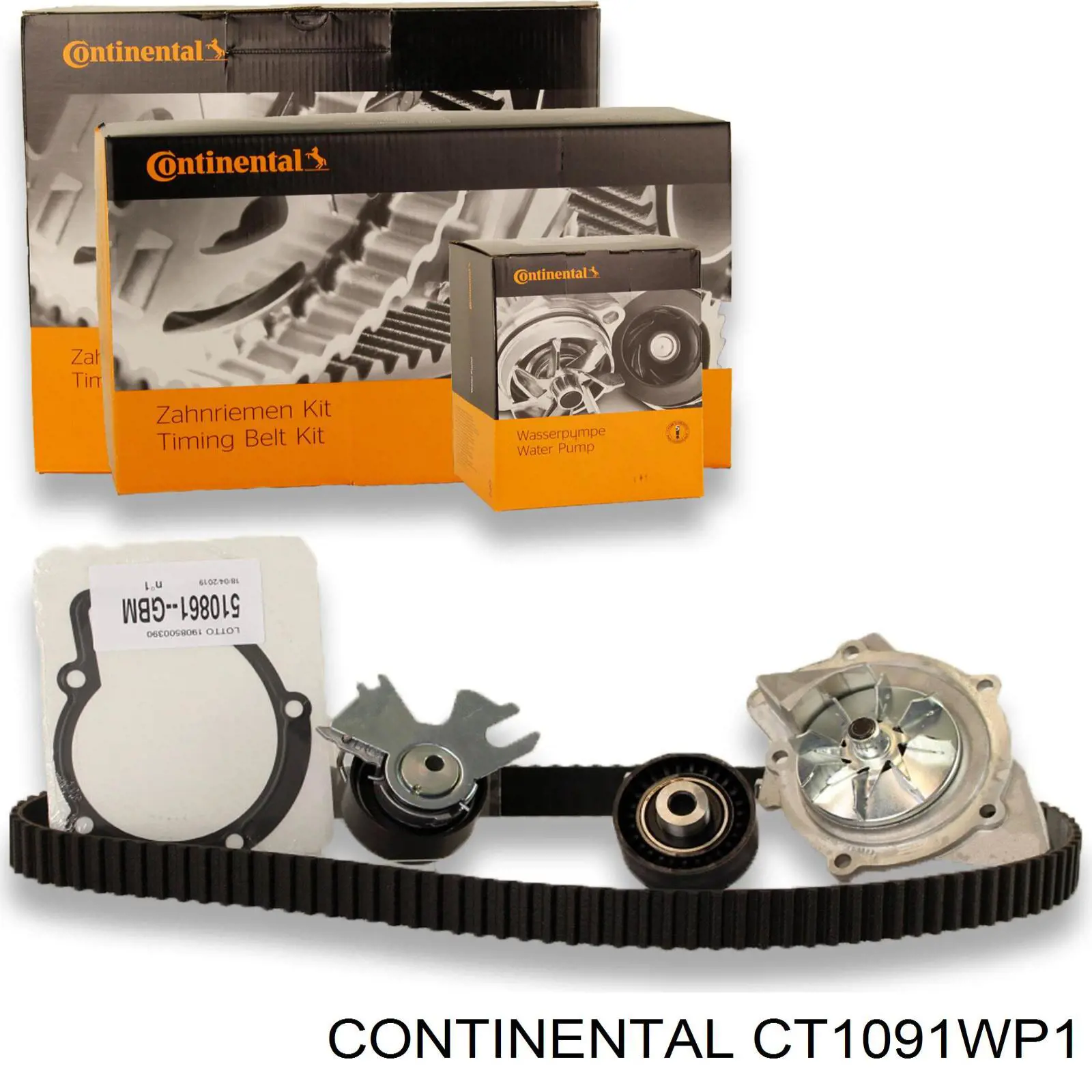 Комплект ГРМ Continental/Siemens CT1091WP1 ціна, від 102.85 USD