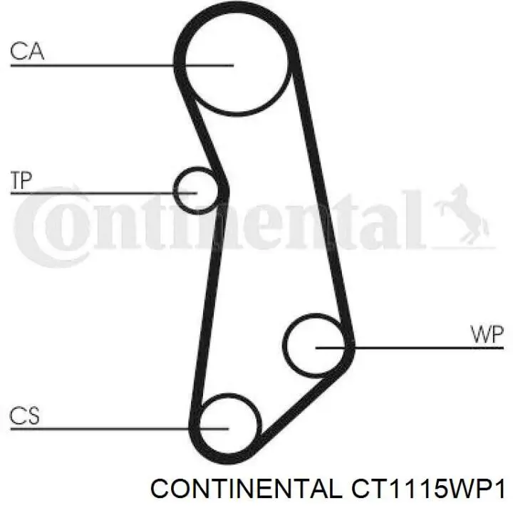 CT1115WP1 Continental/Siemens комплект грм