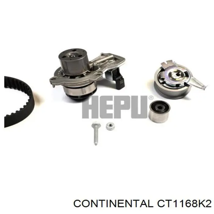 Комплект ГРМ Continental/Siemens CT1168K2 ціна, від 106.63 USD