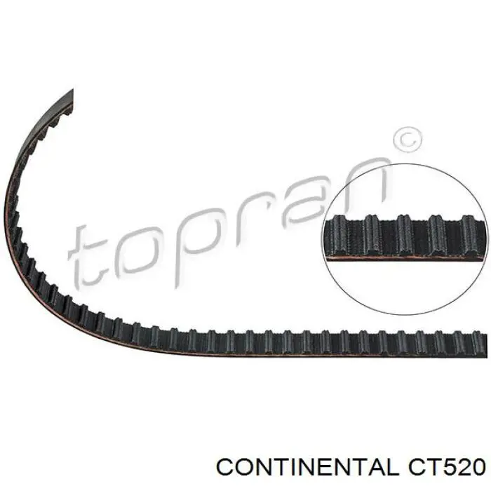 Зубчастий ремінь Continental/Siemens CT520 ціна, від 14.74 USD