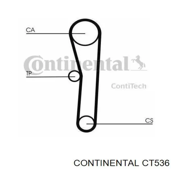 Зубчастий ремінь Continental/Siemens CT536 ціна, від 7.39 USD
