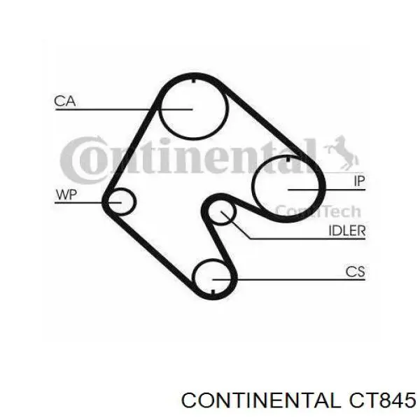CT845 Continental/Siemens Ремінь двигуна