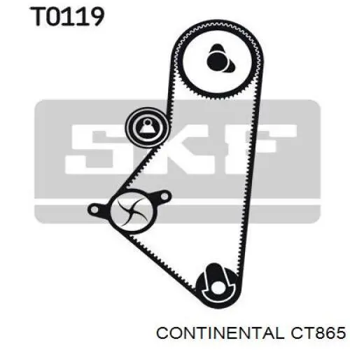 CT865 Continental/Siemens ремінь грм