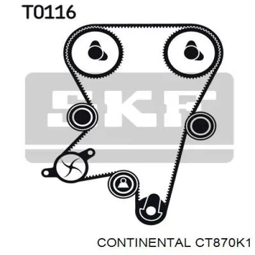 Ремкомплект ГРМ Continental/Siemens CT870K1