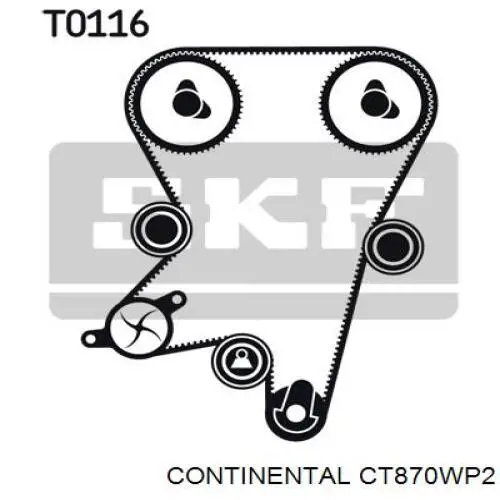 Ремкомплект ГРМ Continental/Siemens CT870WP2