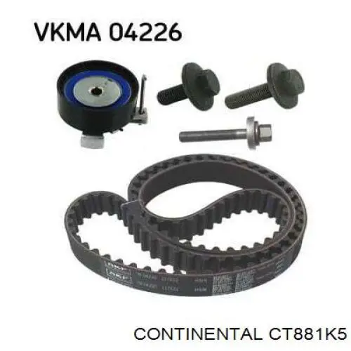 Комплект ГРМ Continental/Siemens CT881K5 ціна, від 60.73 USD