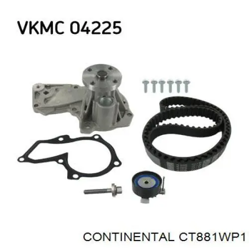 Ремкомплект ГРМ Continental/Siemens CT881WP1