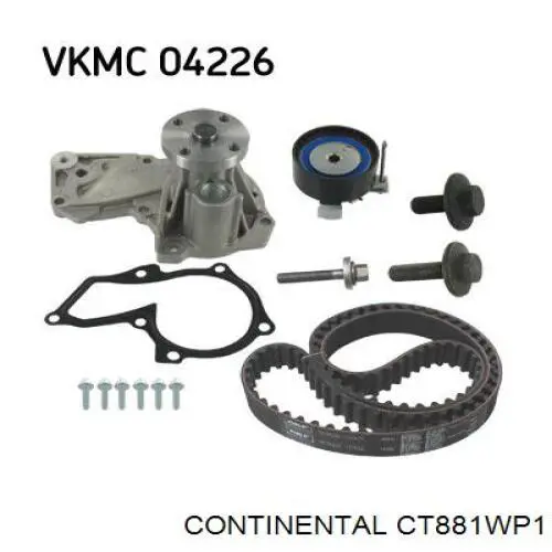 Комплект ГРМ CT881WP1 Continental/Siemens